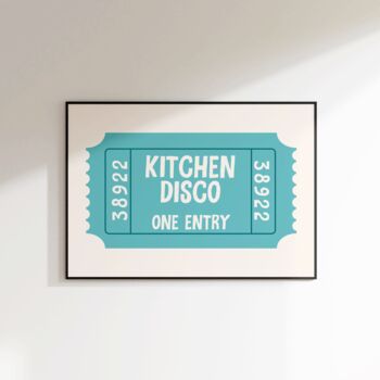 Kitchen Disco Print Kitchen Wall Art, 8 of 8