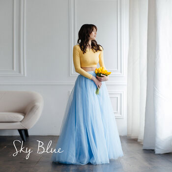 Ivory Tulle Wedding Skirt | Maxi Tutu Bridal Skirt, 10 of 12