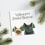Two Or More Pet Personalised 'Funny Glasses' Christmas Card, thumbnail 5 of 8
