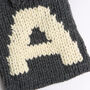 Monogram Hot Water Bottle Cover Knitting Kit, thumbnail 4 of 9