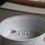 Handmade Silver Buttercup Stud Earrings, thumbnail 2 of 3