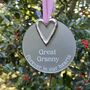 Forever In Our Hearts Christmas Decoration, thumbnail 3 of 3