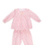 Girls Pink Bunny Cotton Pyjamas, thumbnail 1 of 4