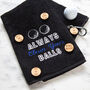 Novelty Golf Towel And Ball Marker Set, thumbnail 1 of 7