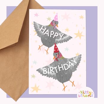 Pigeon Birthday Card, 3 of 5