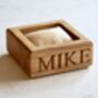 Personalised Wooden Watch Storage Tray, thumbnail 4 of 7