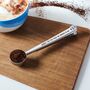 Personalised Couples 11th Steel Anniversary Coffee Scoop, thumbnail 1 of 5