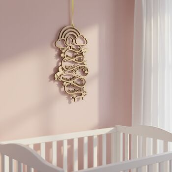 Personalised Wooden Fairies, Unicorns, Mermaids Quote, 5 of 6