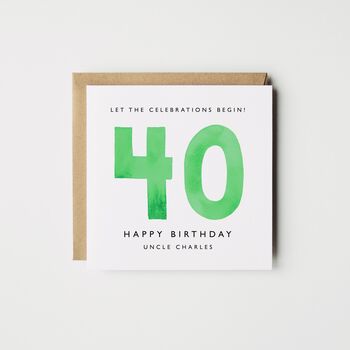 Personalised 18th Birthday Card *Age/Colour Options, 4 of 4