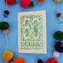 Personalised 60th Birthday Card Papercut Woodland Design, thumbnail 5 of 11
