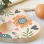 Heart Egg Board, Folk Design, thumbnail 2 of 4