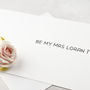 Will You Marry Me Card, thumbnail 2 of 2