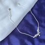 925 Silver Cowrie Shell Indian Payal Anklet, thumbnail 2 of 5