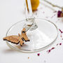 Personalised Five Butterfly Wine Glass Charms, thumbnail 2 of 5