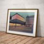 Crucible Theatre Sheffield Travel Poster Art Print, thumbnail 5 of 8