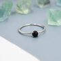 Black Onyx Ring In Sterling Silver, thumbnail 4 of 12