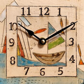 Personalised Small Nautical Clock, 3 of 5