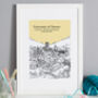 Personalised Chester Graduation Gift Print, thumbnail 1 of 9