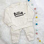 Personalised Name With Star Baby Jogger Set, thumbnail 3 of 4