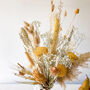 Dried Flower Bouquet With Cotton Blossom, thumbnail 2 of 5