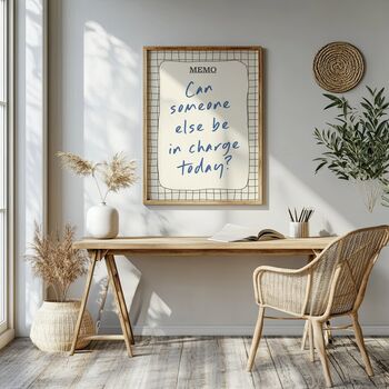 Personalised Memo Board Print | Custom Text Wall Art, 4 of 6