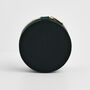 Badger Embroidered Green Circle Jewellery Box, thumbnail 5 of 6