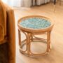Small Carbis Rattan Eco Friendly Side Table, thumbnail 1 of 3