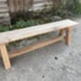 Oak Hallway Or Dining Bench, thumbnail 7 of 11