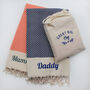 Personalised Cotton Throws, Gift For Mother, thumbnail 9 of 12
