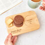 Personalised Wooden Tea And Biscuits Tray, thumbnail 1 of 9