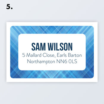 New Personalised Roll Address Labels 76x50mm 3'x2', 8 of 8
