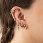 Stardust Single Cartilage Hoop Earring, 7mm, thumbnail 6 of 7