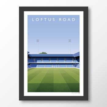 Qpr Loftus Road From The Centre Circle Poster, 7 of 7