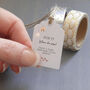 Personalised Pop It Baby Shower Favour Tags, thumbnail 1 of 1
