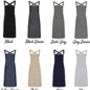 Cotton Canvas Cross Back Apron Personalised With Initials, thumbnail 7 of 7