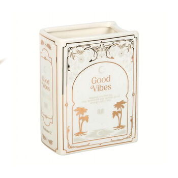 White And Gold Book Shape Flower Vase, 11 of 11