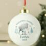 Personalised First Christmas Tiny Tatty Teddy Bauble, thumbnail 5 of 5