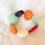 Colour Pop Resin Bead Bracelet, thumbnail 1 of 6