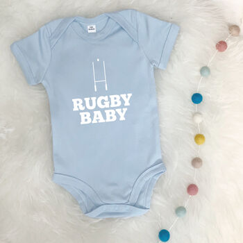 Rugby Baby Babygrow, 2 of 11