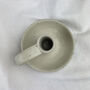 Fair Trade Stoneware Hand Candlestick Holder With Plate, thumbnail 6 of 12