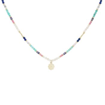 Halia Mixed Gemstone Necklace, 2 of 4