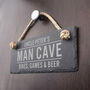 Personalised Dad's Slate Man Cave Sign, thumbnail 5 of 5