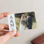 Personalised Photo And Initials Anniversary Wallet Card, thumbnail 1 of 3