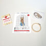 Peter Rabbit Mini Cross Stitch Kit, thumbnail 4 of 5