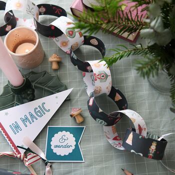 Nutcracker Christmas Paper Chains Kit, 5 of 5