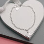 Sterling Silver 'Mummy' Engraved Heart Charm Bracelet, thumbnail 3 of 8