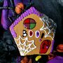 Large Halloween Haunted Gingerbread House Diy Gift Kit, thumbnail 3 of 5