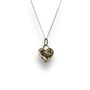 Molten Heart Pendant In 9ct Yellow Gold, thumbnail 2 of 3