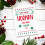 Merry Woofmas From The Dog Hooman Card, thumbnail 1 of 2