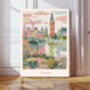 London City Travel Art Print, thumbnail 1 of 4